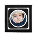 Den moderna gåvan för ramen för personligbebisfoto presentförpackning