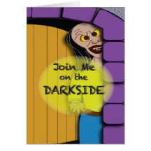Den mörka sidan av Halloween Hälsnings Kort