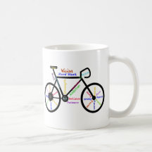 Den Motivational cykeln, cyklar och att cykla, spo Mugg