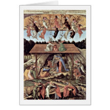Den mystiska nativityen av Sandro Botticelli Hälsningskort