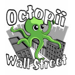 Den Octopii Wallen Street - uppta väggSt! t-tröjor