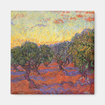 Den olivgröna dungen, Vincent Van Gogh Magneter
