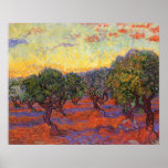 Den olivgröna dungen, Vincent Van Gogh Print
