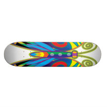 Den Oxygentees fjärilen stiger ombord Skateboard Deck