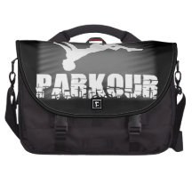 Den Parkour idrottsmanpendlaren hänger lös Laptop Väskor
