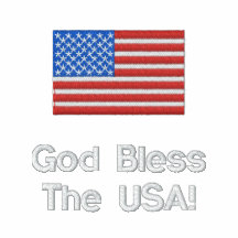 Den patriotiska amerikanska flagganjackan, personi