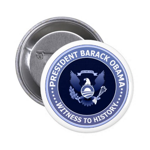 Den presidents- Obama segern förseglar knäppas Pins