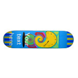 Den psychedelic kalla snurret tar tid på skateboar
