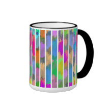 Den randiga ballongen kaffe kopp