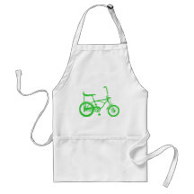 Den Retro bananen placerar cykeln Förkläden