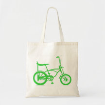 Den Retro bananen placerar cykeln Tote Bag
