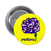 Den Retro blomman knäppas Nål