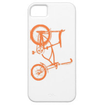 Den Retro orange Krate bananen placerar cykeln iPhone 5 Skydd