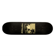 den retro vietnam South East Asia art déco reser Anpassningsbara Skateboard