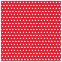 Den röd och vitpolkaen pricker mönster. Spotty. Photo Sculpture