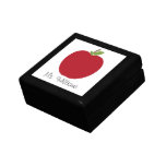 Den röda gåvan för den Apple personliglärare boxas Prydnadslåda