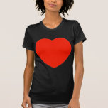 Den röda hjärtan t shirt