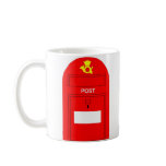 Den röda postboxen mugg