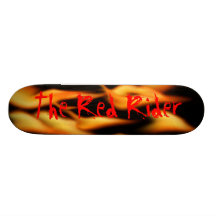 Den röda ryttaren (hoat att flamma) anpassningsbara skateboard