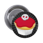 (Den röda) skallemuffinen - knäppas Pins