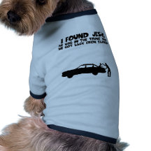 Den roliga ateisten grundar jag Jesus Hund T-shirts