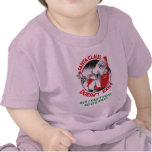 Den roliga jultomten lurar skjortan - Santa finns  Tee Shirt
