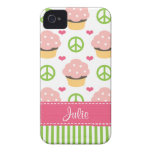 Den rosa Fodral-Kompisen för muffiniPhone 4 täcker iPhone 4 Case-Mate Skydd