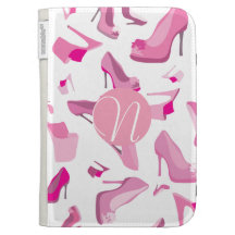 Den rosa monogramen skor älskare (Kindle täcker),