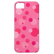 Den rosa polkaen pricker bubblar iphone case iPhone 5 Case-Mate skydd