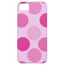 Den rosa polkaen pricker Fodral-Kompisen Ca för iP iPhone 5 Case-Mate Fodral