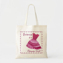 Den ROSA totot för brudtärnabröllopbomull hänger l Tote Bags