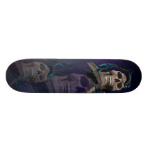 Den rostiga döskalle skateboard