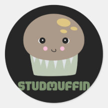 den så gulliga kawaiien dubbar muffinen klistermärken