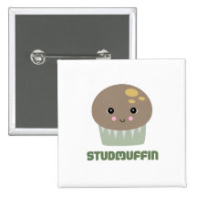 den så gulliga kawaiien dubbar muffinen knapp