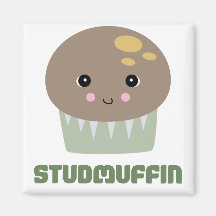 den så gulliga kawaiien dubbar muffinen kylskåpmagneter