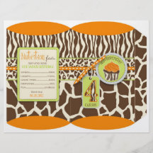 Den Safaripojken ELLER puffen boxas 4 Custom Flyer