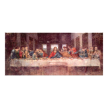 Den sist kvällsmålet, Leonardo Da Vinci, födelseda Anpassade Inbjudningskort