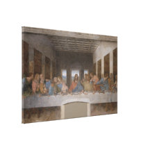 Den sist kvällsmålet/Últimaen Cena av Leonardo Da  Kanvasdukar Med Gallerikvalitet