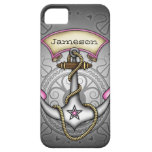 Den sjömanJerry tatueringen ankrar rosor personifi iPhone 5 Case-Mate Fodral