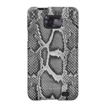 Den Snakeskin designen, orm flår tryckmönster Galaxy S2 Fodral