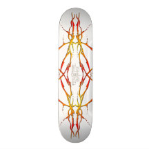 Den stam- hjortskalletatueringen - flamma skate board decks