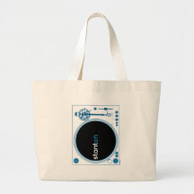Den Stanton STR8-150 turntablen DJ pryder musik Tote Bags