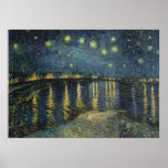 Den Starry natten 1888 Affischer