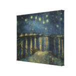 Den Starry natten 1888 Sträckta Kanvas Tryck