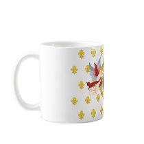 Den statliga franskan sjunker (1632-1790) kaffe muggar