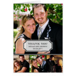 Den stilfulla fliken tackar dig att card hälsningskort