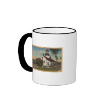 Den Stillahavs- dungen, CA - peka Pinos som det lj Kaffe Koppar