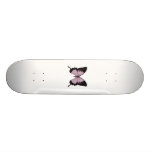 Den stora rosa- & svartfjärilen - personifiera skateboard deck