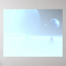 Den subtila Sci-Fi fantasin Spacescape avbildar af