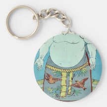 Den sumobrottareAsashio taroen Ukiyoe Nyckelringar